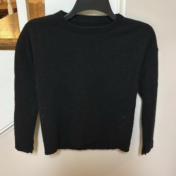 Zadig and Voltaire CiCi with patch black cashmere pullover sweater - Picture 5 of 12